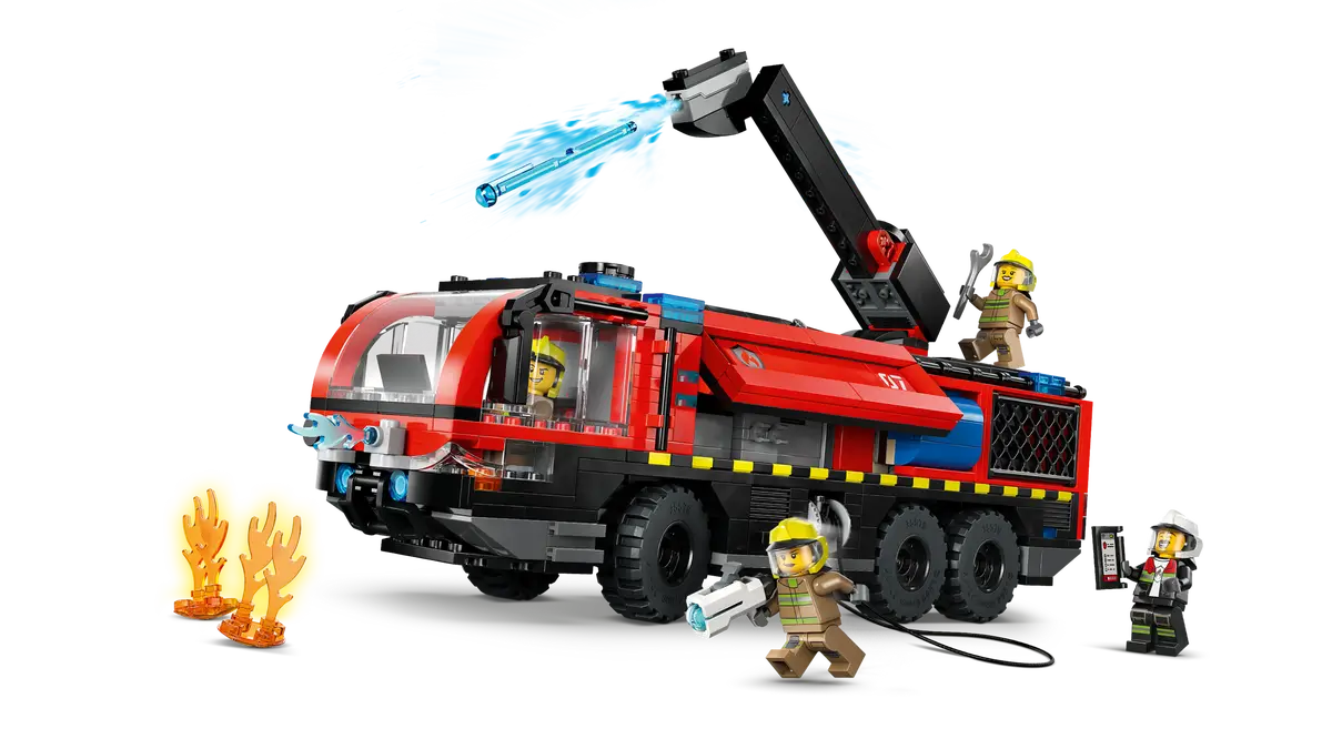 Ensemble de construction de camion de pompiers d'aéroport (60499)