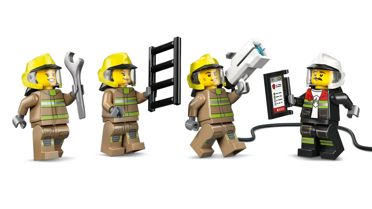 Ensemble de construction de camion de pompiers d'aéroport (60499)