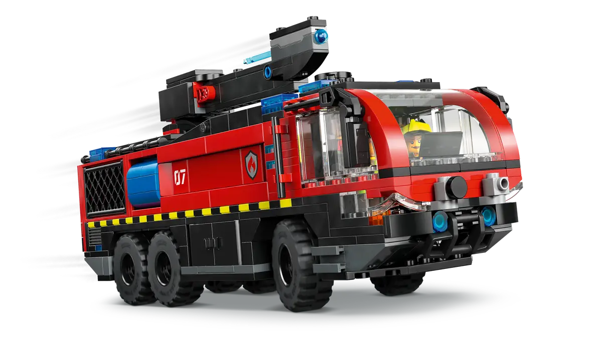 Ensemble de construction de camion de pompiers d'aéroport (60499)