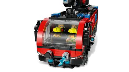 Ensemble de construction de camion de pompiers d'aéroport (60499)
