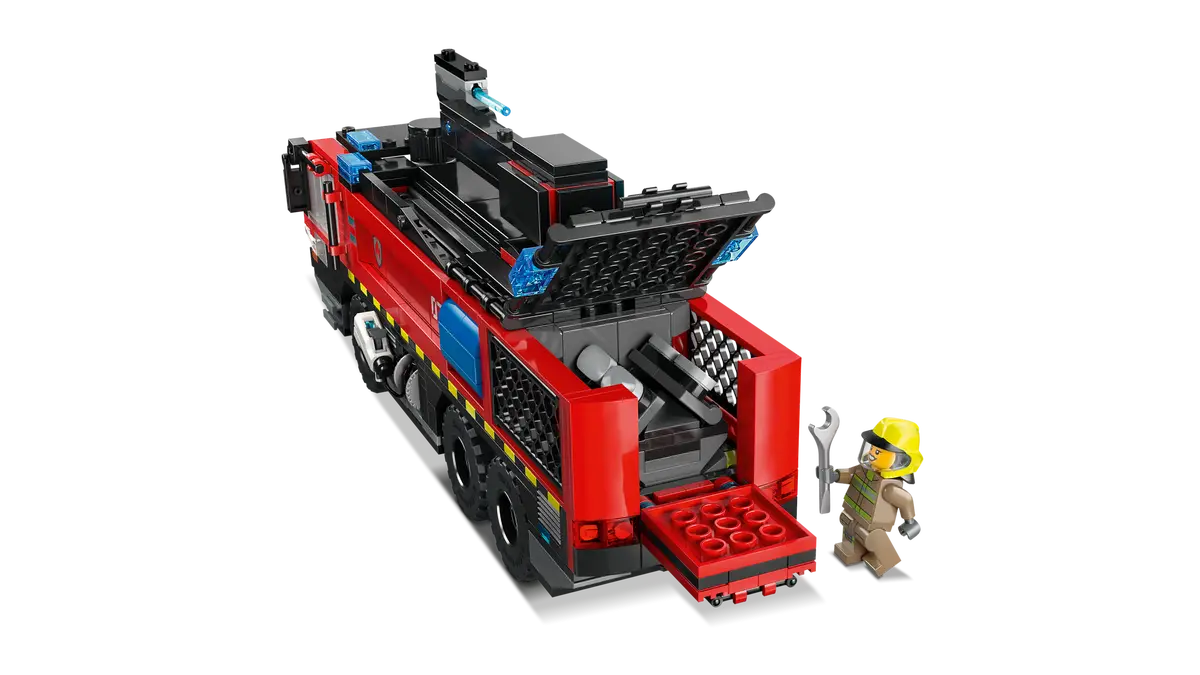 Ensemble de construction de camion de pompiers d'aéroport (60499)