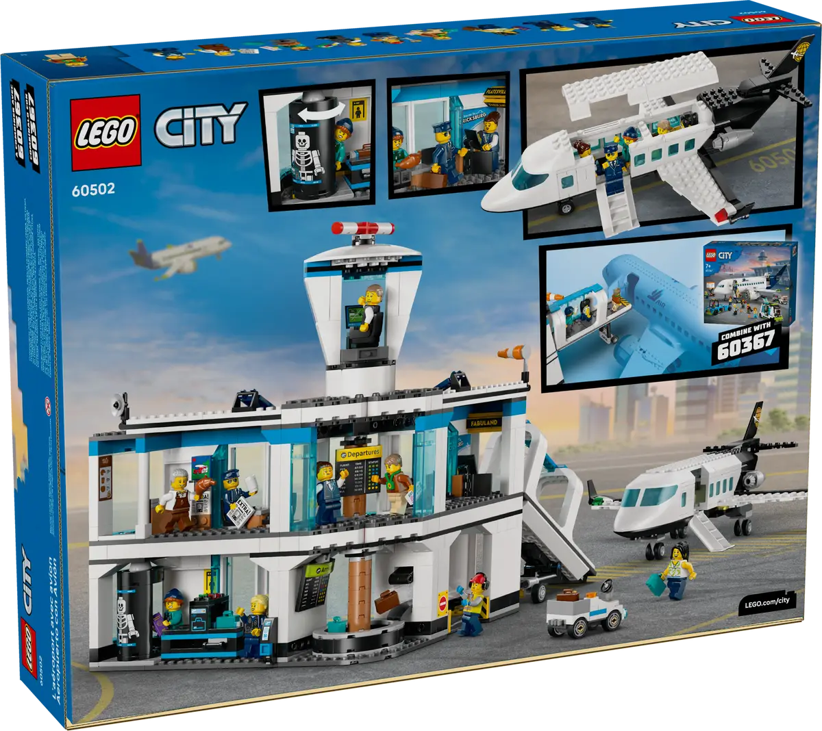 Flughafen mit Flugzeugbausatz (60502)