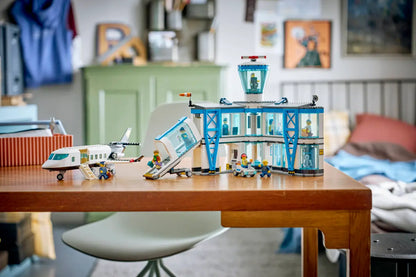 Flughafen mit Flugzeugbausatz (60502)