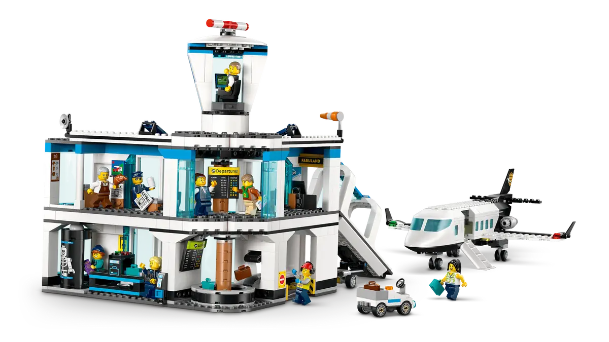Flughafen mit Flugzeugbausatz (60502)