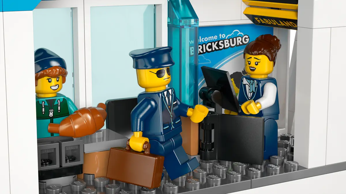 Flughafen mit Flugzeugbausatz (60502)