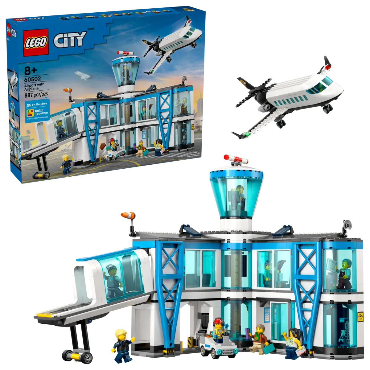 Flughafen mit Flugzeugbausatz (60502)