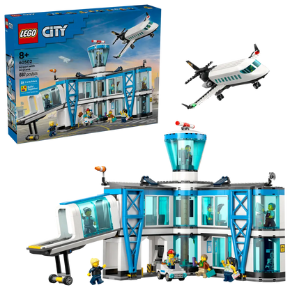 Flughafen mit Flugzeugbausatz (60502)