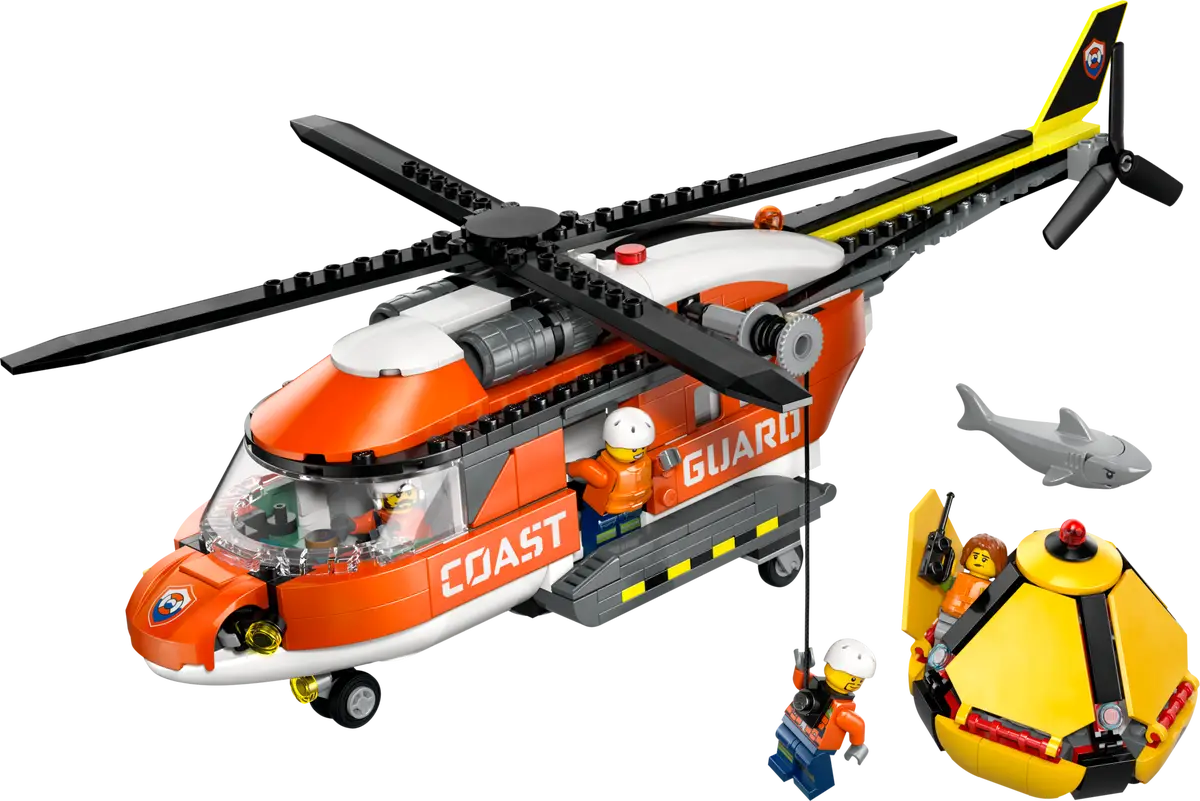 Set da costruzione per elicottero della guardia costiera (60503)