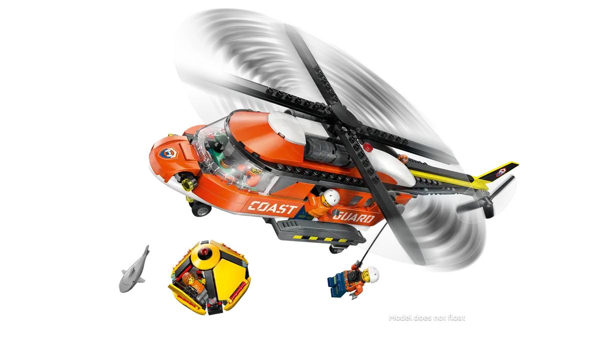 Set da costruzione per elicottero della guardia costiera (60503)