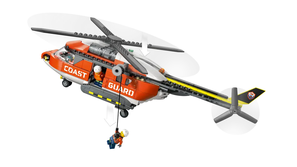 Set da costruzione per elicottero della guardia costiera (60503)
