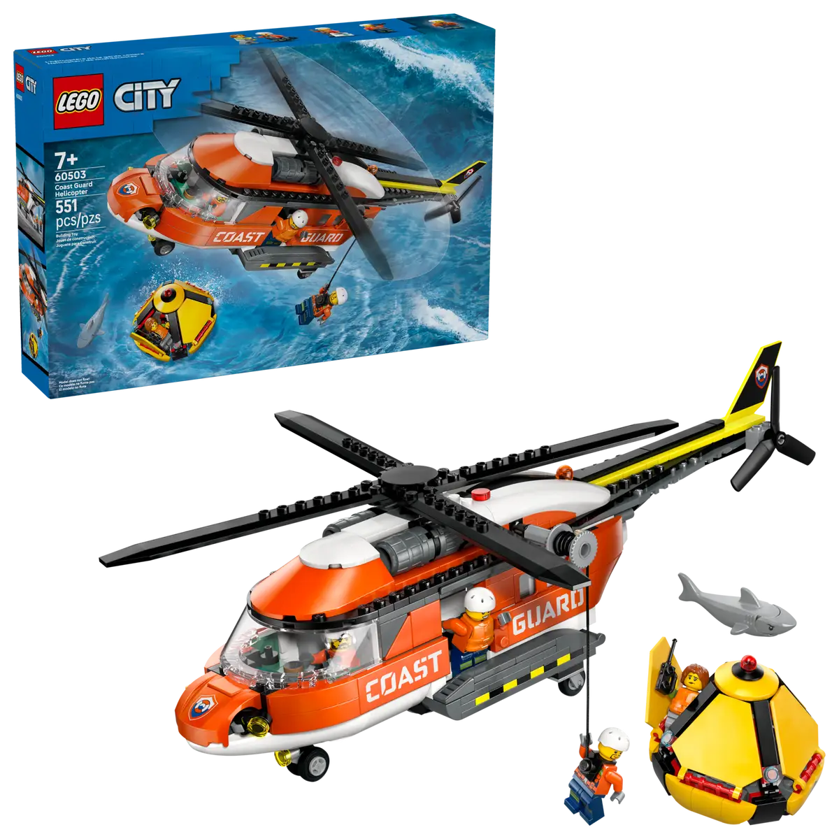 Set da costruzione per elicottero della guardia costiera (60503)