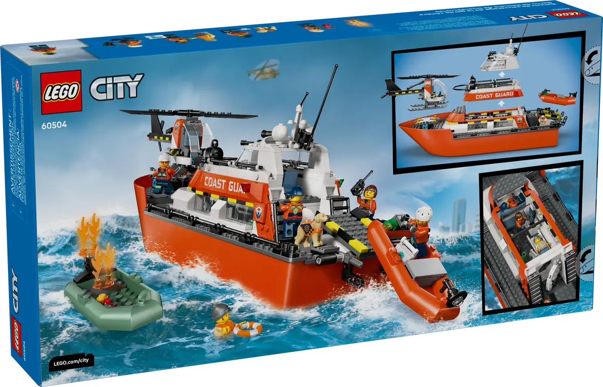 Bauset „Rettungsboot und Hubschrauber der Küstenwache“ (60504)