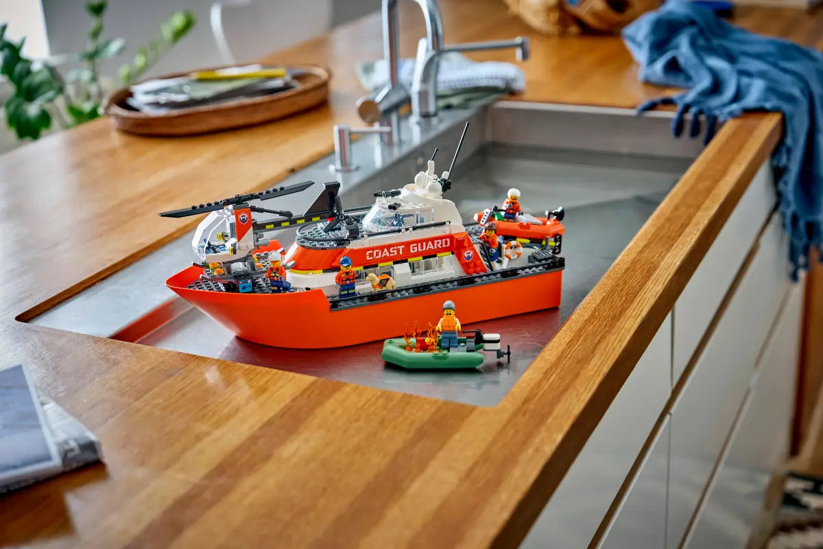 Bauset „Rettungsboot und Hubschrauber der Küstenwache“ (60504)