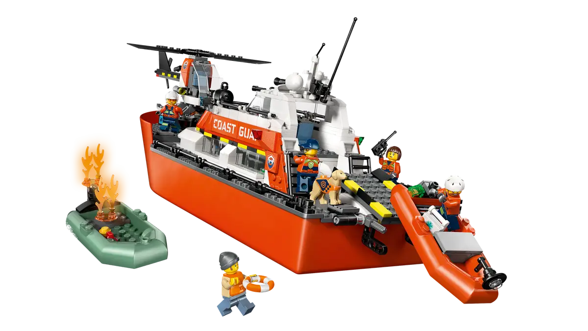 Bauset „Rettungsboot und Hubschrauber der Küstenwache“ (60504)