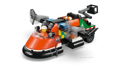 Flugzeug-, Service-Truck- und Hovercraft-Remix-Bauset (60505)