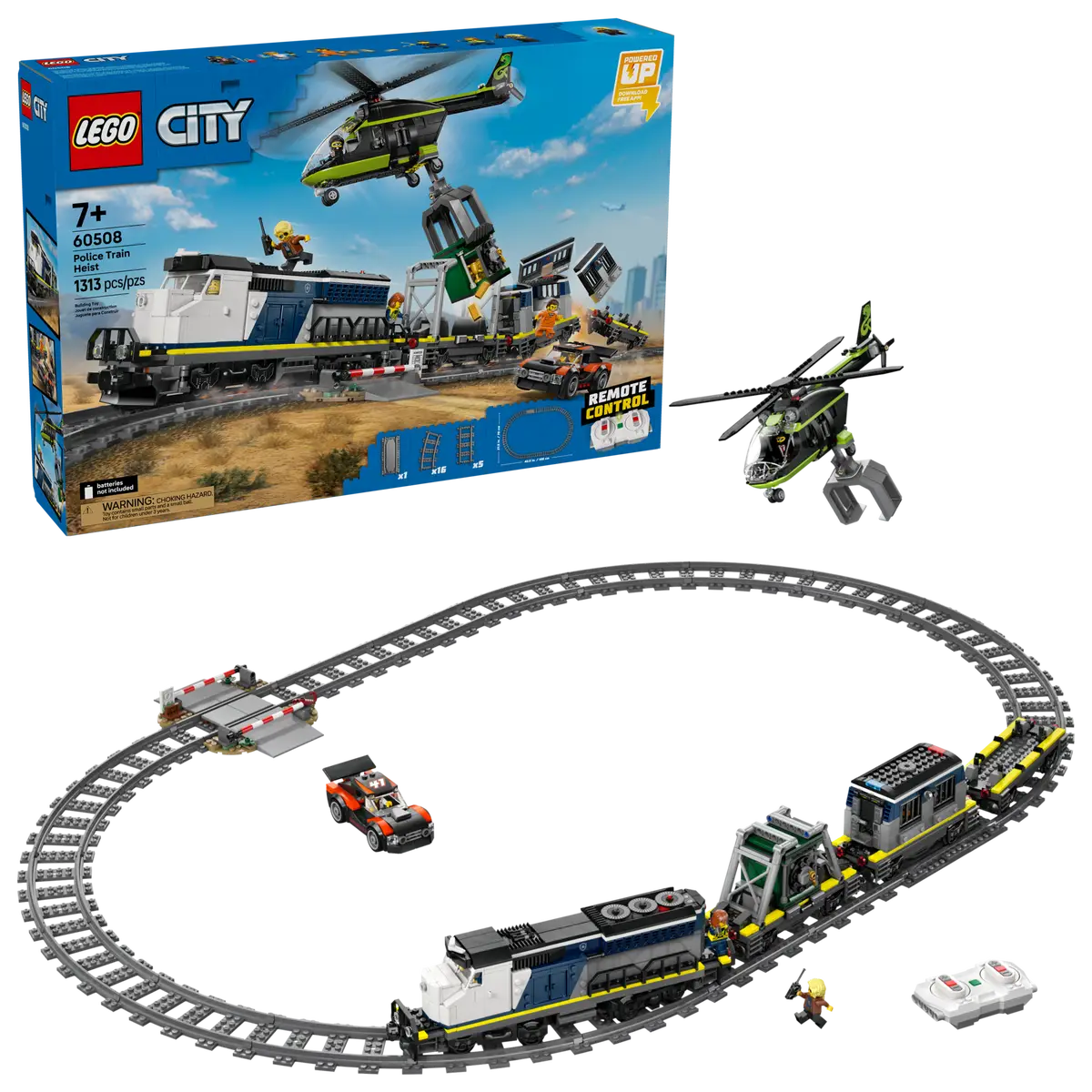Bauset „Polizeizugüberfall“ (60508)
