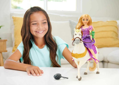 Disney Princess Rapunzel & Maximus Pferdeset, inspiriert von Disneys Tangled ab 3 Jahren