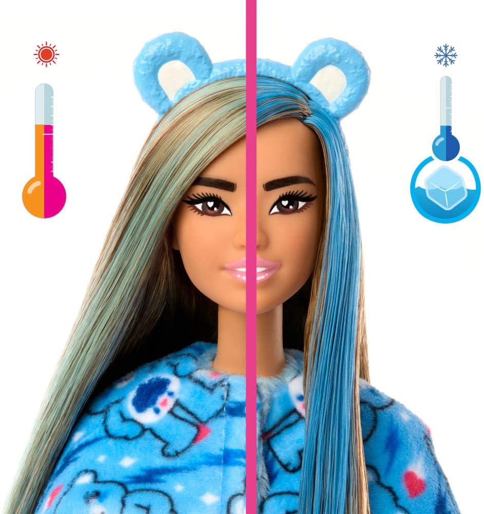 Barbie Cutie Reveal Care Bears-Serie – Grumpy Bear Edition