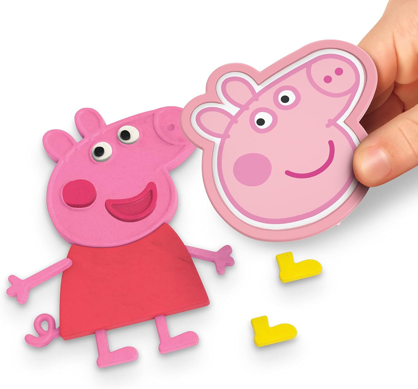 Play-Doh Peppa Pig Stylin' Set Peppa Pig Playset avec 9 canettes et 11 outils, jouet d'art et d'artisanat pour enfants à partir de 3 ans