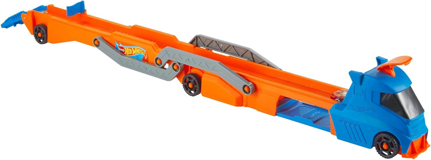 Hot Wheels City Speed ​​Track Transporter con 30 piste da corsa e auto