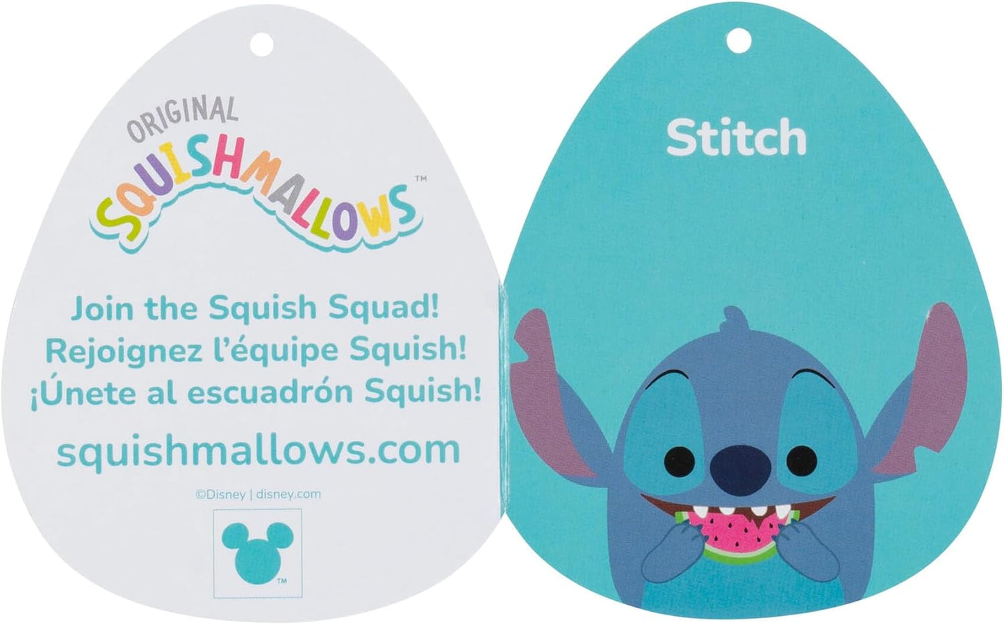 Squishmallows Disney Stitch avec pastèque