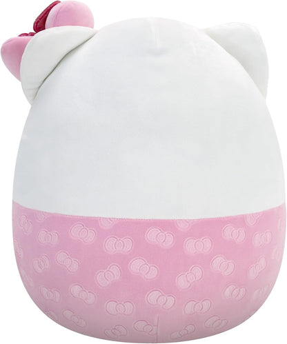 Squishmallows Hello Kitty and Friends 50. Jubiläum, rosa geprägtes Hello Kitty