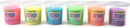Crayola Silly Scents Spielknete, 48er-Pack, duftende und neonfarbene Modelliermasse für Kinder, ungiftiges Partygeschenk-Set für Kinder ab 3 Jahren