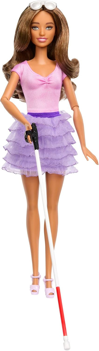 Barbie Fashionistas-Puppe, die erste blinde Barbie-Puppe überhaupt