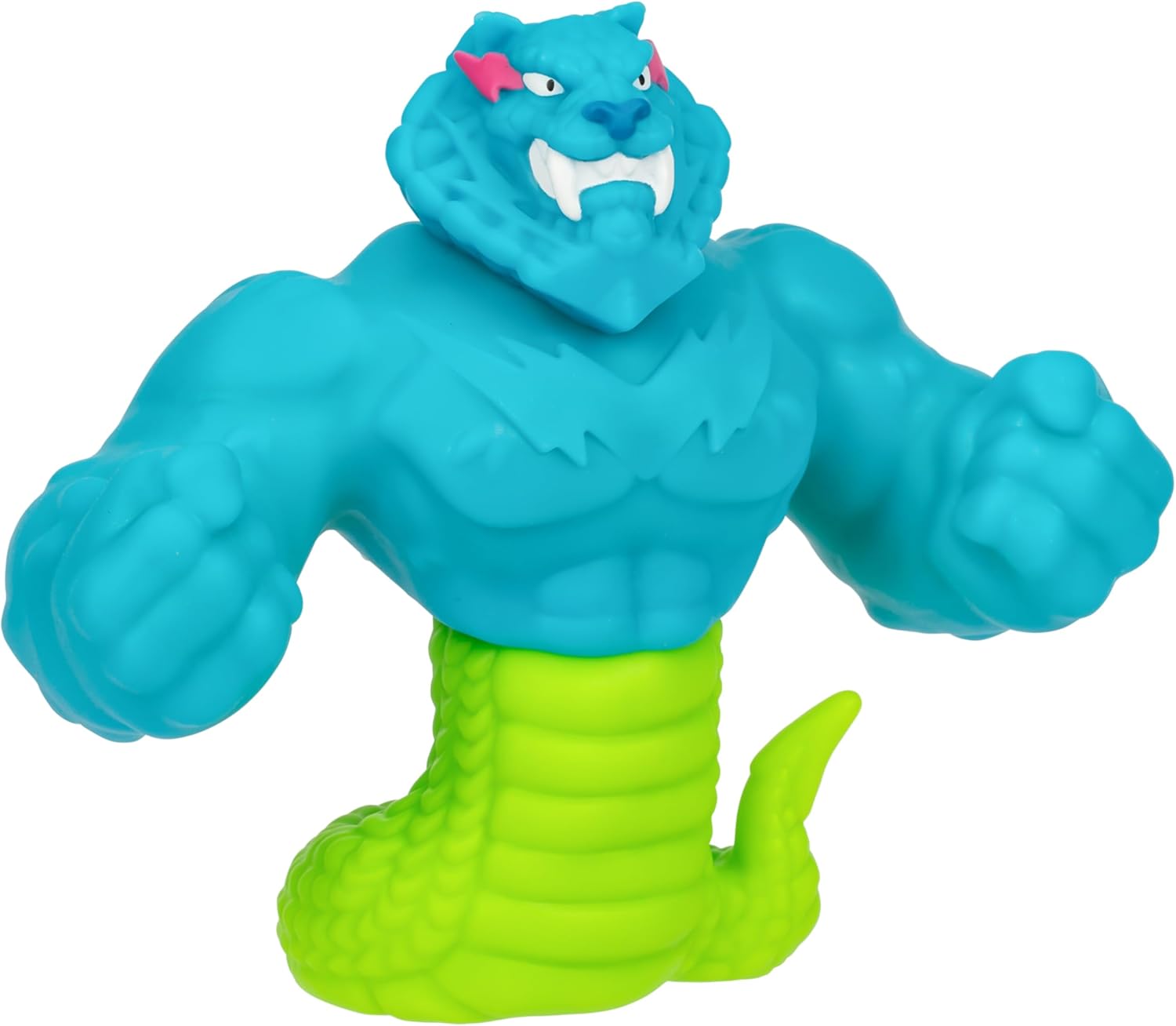 MrBeast Lab – Hyper Fusion Stretchy Hero Cobra Panther 5 (12,7 cm), mit Glibber gefüllte Actionfigur, dehnbar bis zum Dreifachen ihrer Größe