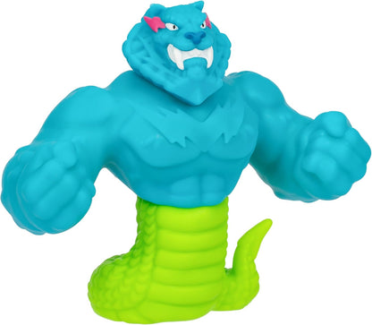 MrBeast Lab – Hyper Fusion Stretchy Hero Cobra Panther 5 (12,7 cm), mit Glibber gefüllte Actionfigur, dehnbar bis zum Dreifachen ihrer Größe