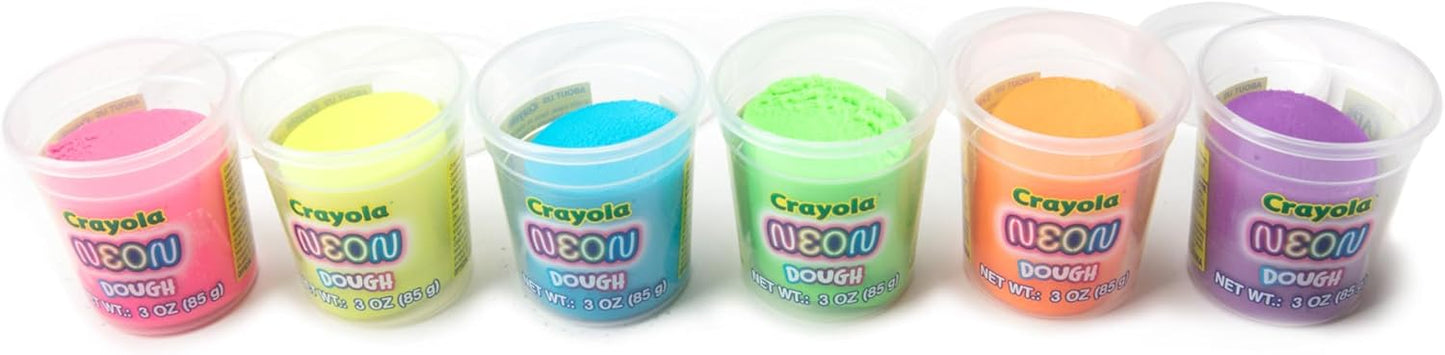 Crayola Silly Scents Spielknete, 48er-Pack, duftende und neonfarbene Modelliermasse für Kinder, ungiftiges Partygeschenk-Set für Kinder ab 3 Jahren