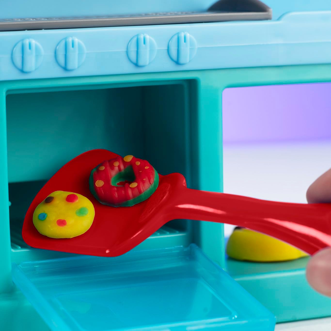 Play-Doh Kitchen Creations Busy Chef’s Restaurant-Spielset, zweiseitiges Küchen-Kochspielzeug für Kinder ab 3 Jahren