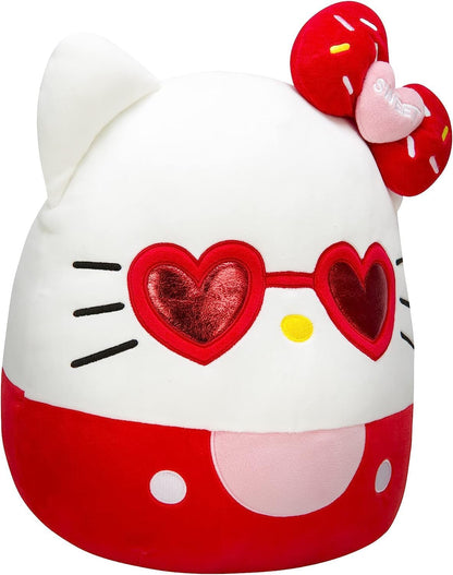 Squishmallows Hello Kitty und Freunde Hello Kitty mit roter Brille