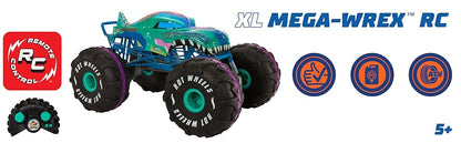 Véhicule télécommandé Hot Wheels Monster Trucks XL Mega-Wrex
