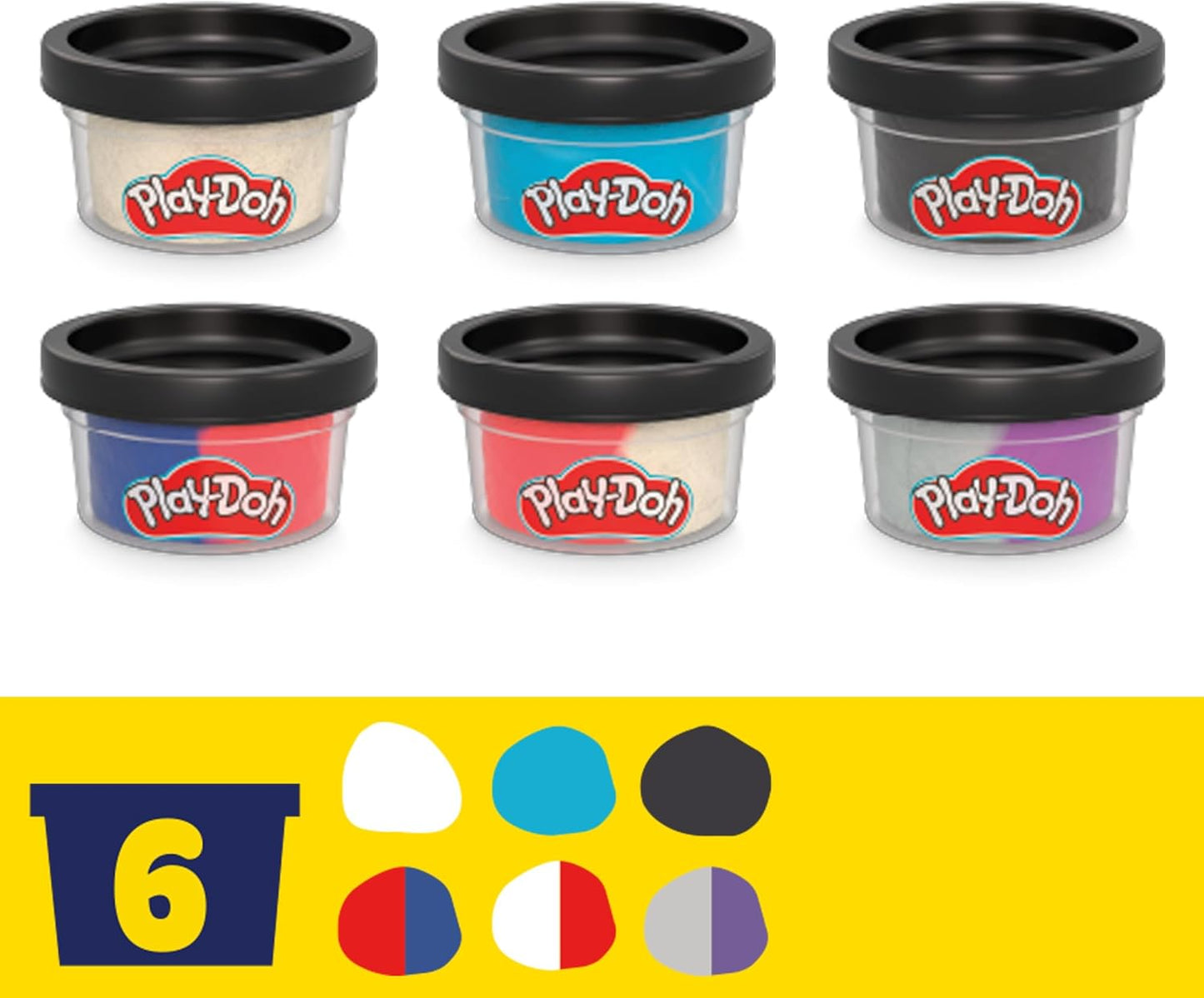 Play-Doh Marvel Hero Adventure Playset Capitan America, Pantera Nera e Spider-Man per bambini dai 4 anni in su