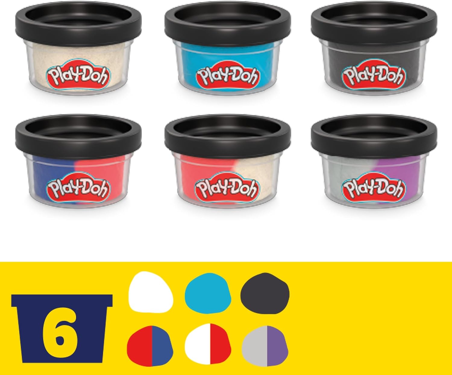 Play-Doh Marvel Hero Adventure Spielset Captain America, Black Panther und Spider-Man Figuren für Kinder ab 4 Jahren