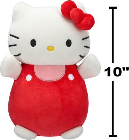 Squishmallows Hello Kitty e i suoi amici Hello Kitty in tuta rossa e rosa