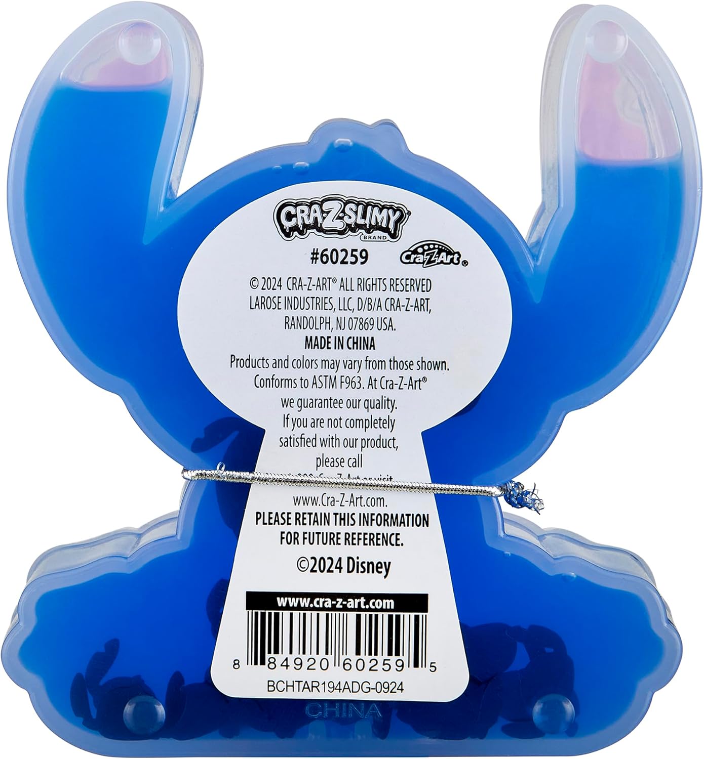 CRA-Z-Slimy Disney Stitch Schleimspielzeug, superweiches, ungiftiges sensorisches Spielzeug für Kinder ab 6 Jahren, Lilo & Stitch-Geschenk
