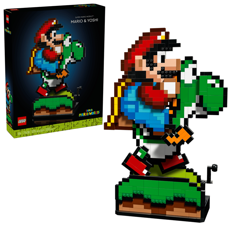 Super Mario World – Mario & Yoshi-Ausstellungsmodell (71438)