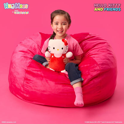 Squishmallows Hello Kitty e i suoi amici Hello Kitty in tuta rossa e rosa