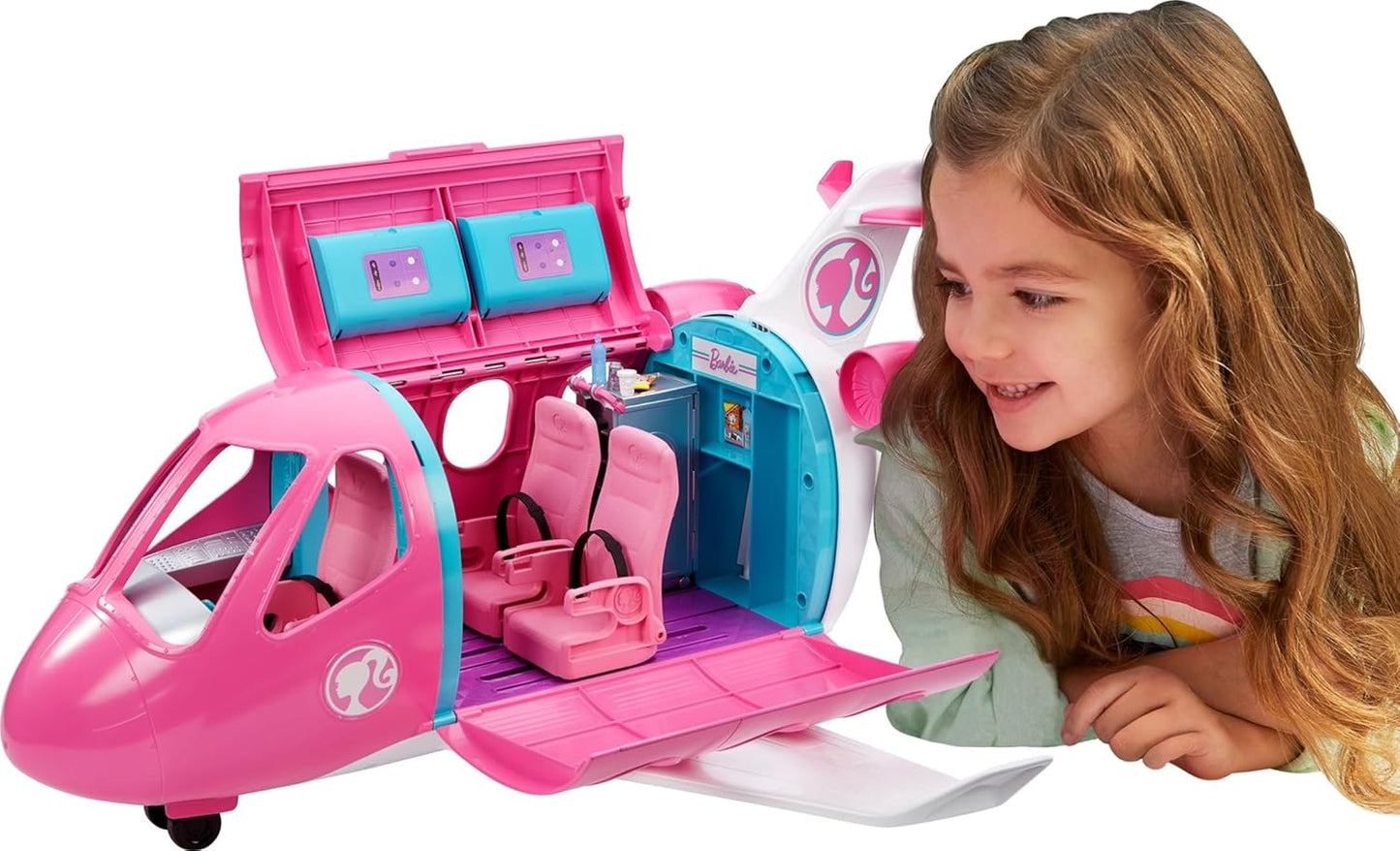 Barbie Dreamplane Playset Avion jouet avec plus de 15 accessoires, à partir de 3 ans