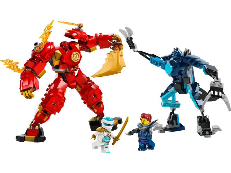 Robot del fuoco elementale di Kai (71808)
