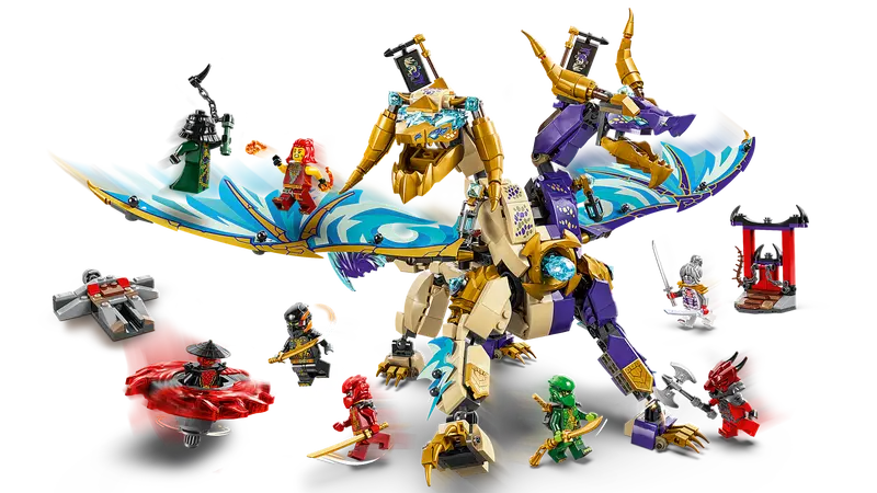 Dragon élémentaire contre l'impératrice Mech