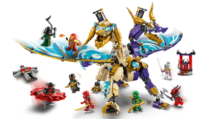 Dragon élémentaire contre l'impératrice Mech
