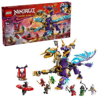 Dragon élémentaire contre l'impératrice Mech