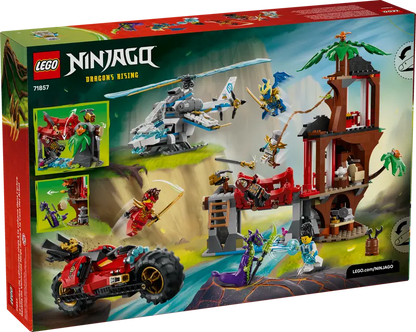 Bataille de cabane dans les arbres avec un véhicule ninja (71857)