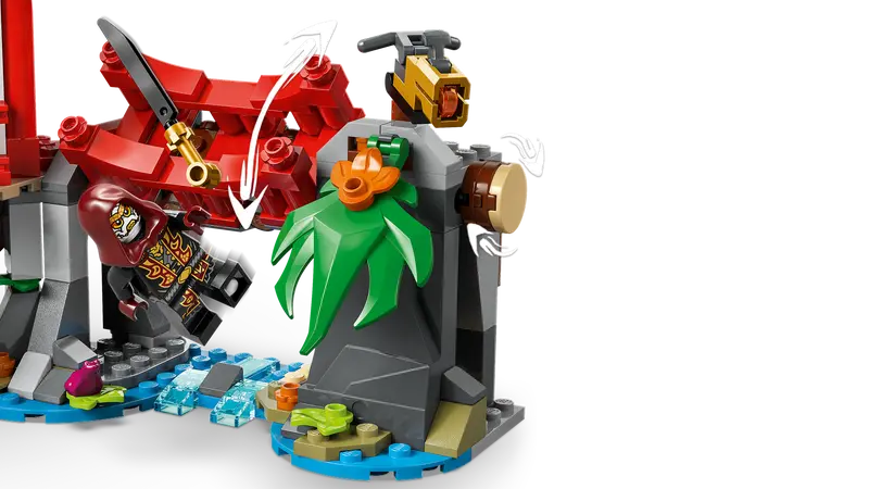 Bataille de cabane dans les arbres avec un véhicule ninja (71857)