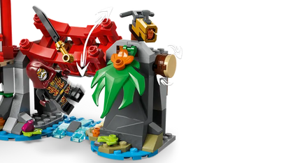 Bataille de cabane dans les arbres avec un véhicule ninja (71857)