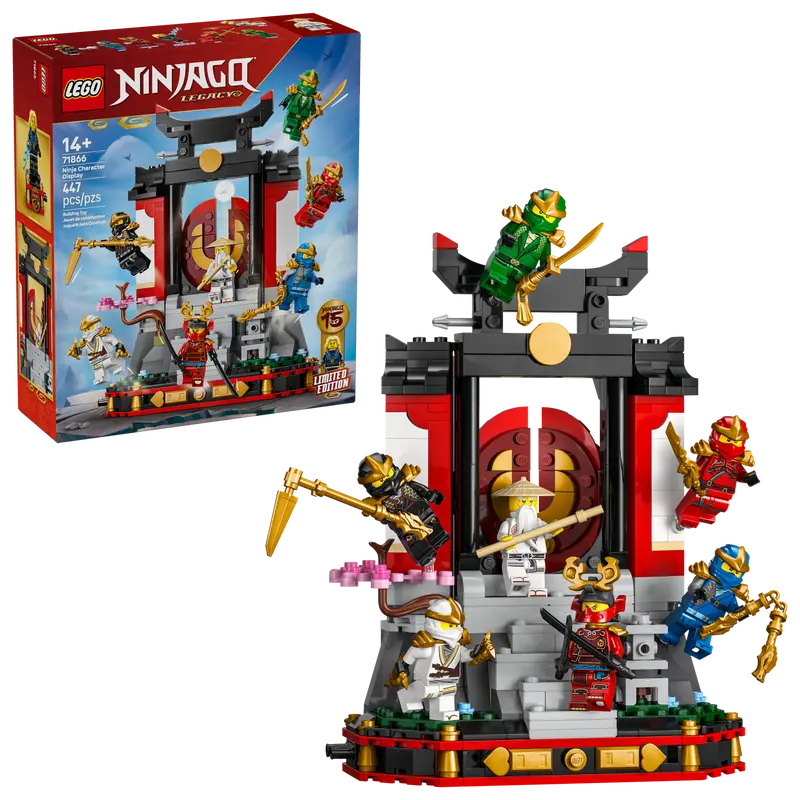 Ninja-Charakterdisplay zum 15-jährigen Jubiläum (71866)
