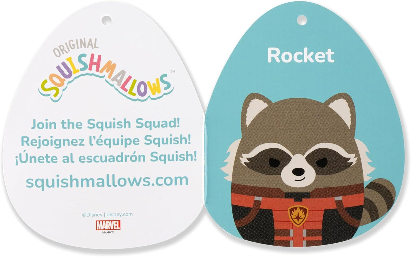 Squishmallows Disney Marvel Rakete